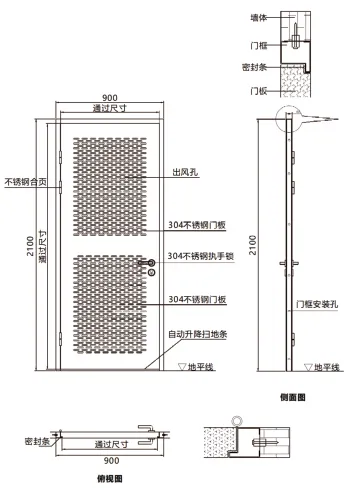 Стальная дверь с возвратным воздухом - Изображение 2