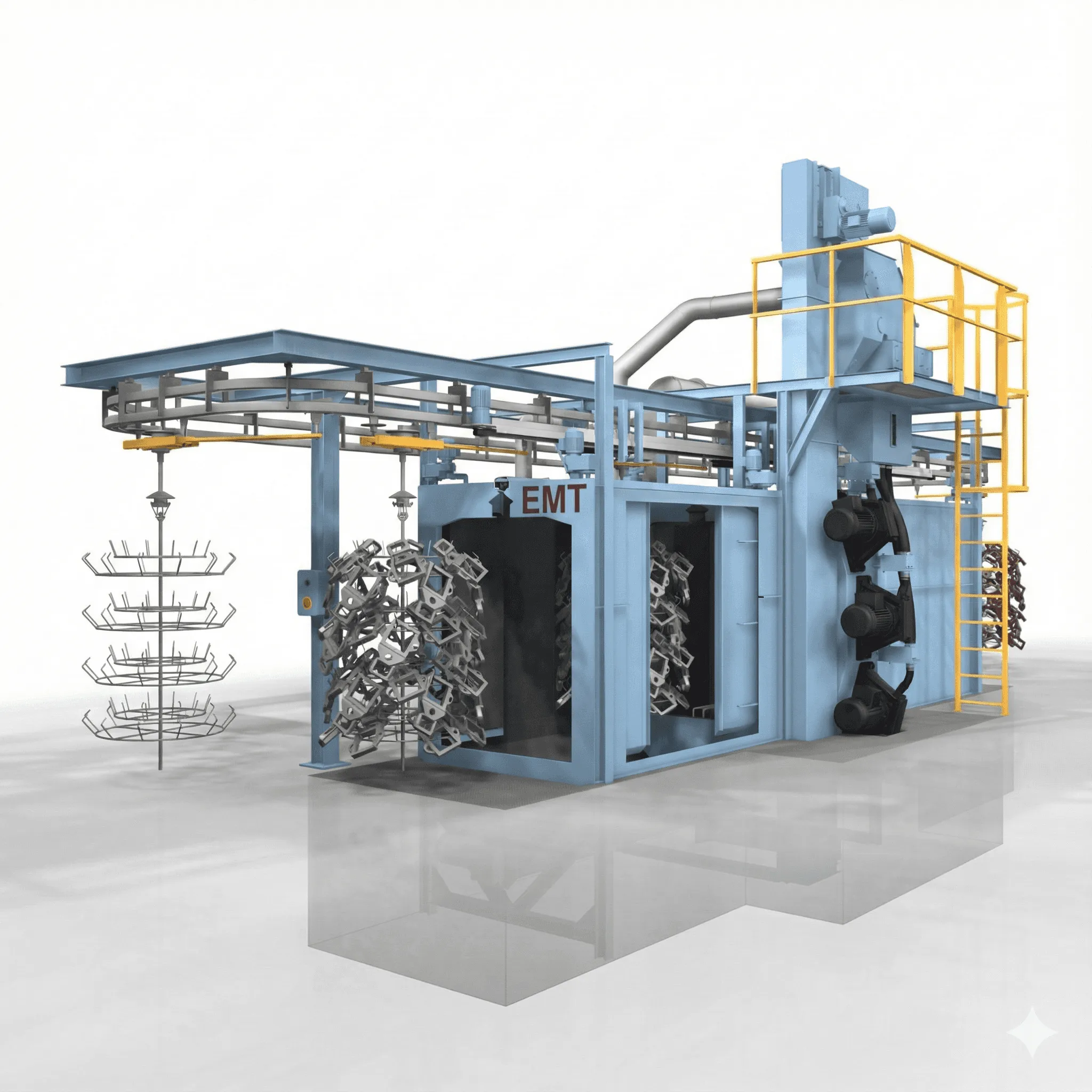 Подвесная дробеструйная машина (автономная) - Изображение 1