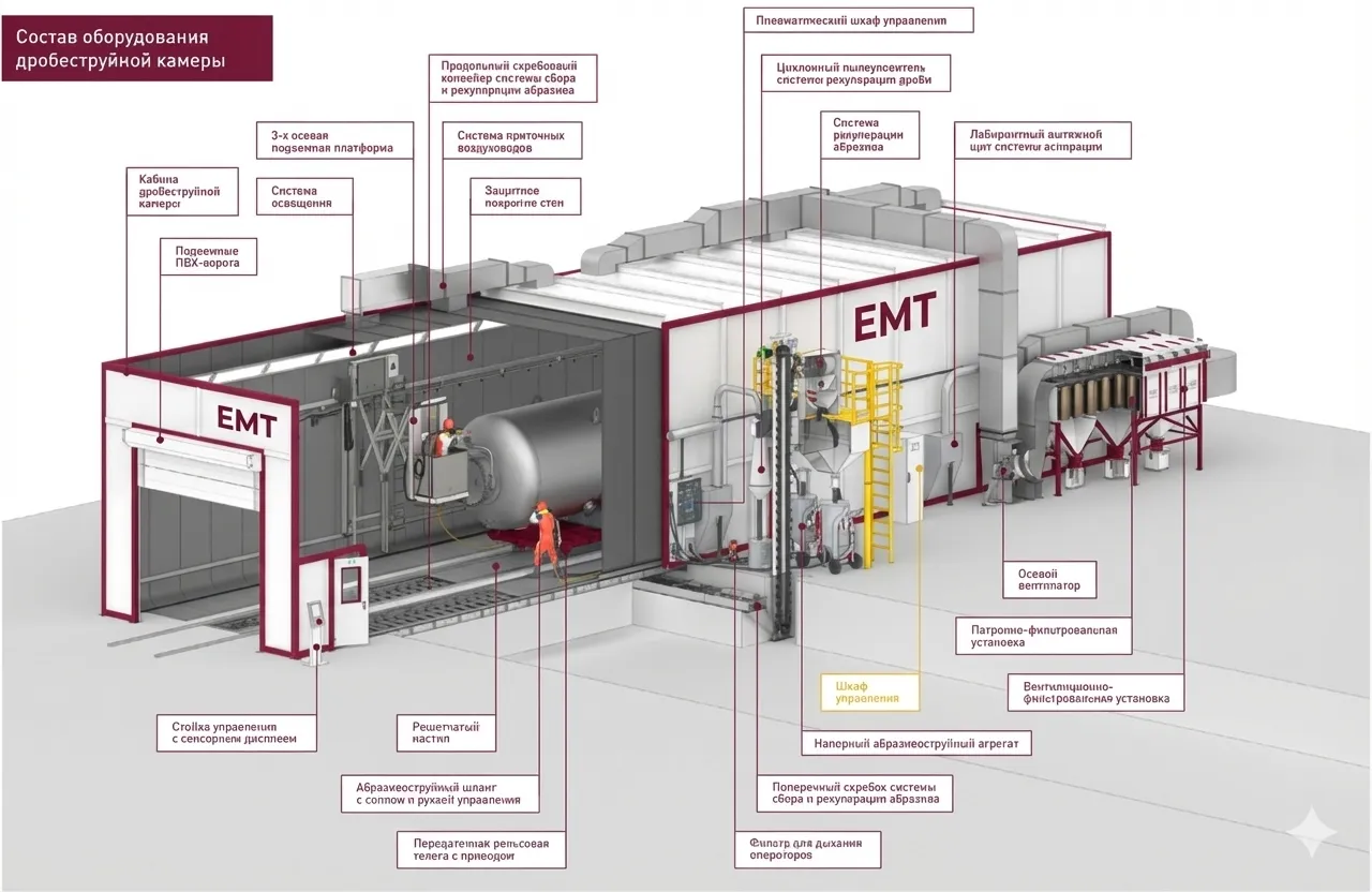 Пескоструйная камера EMT - Изображение 4