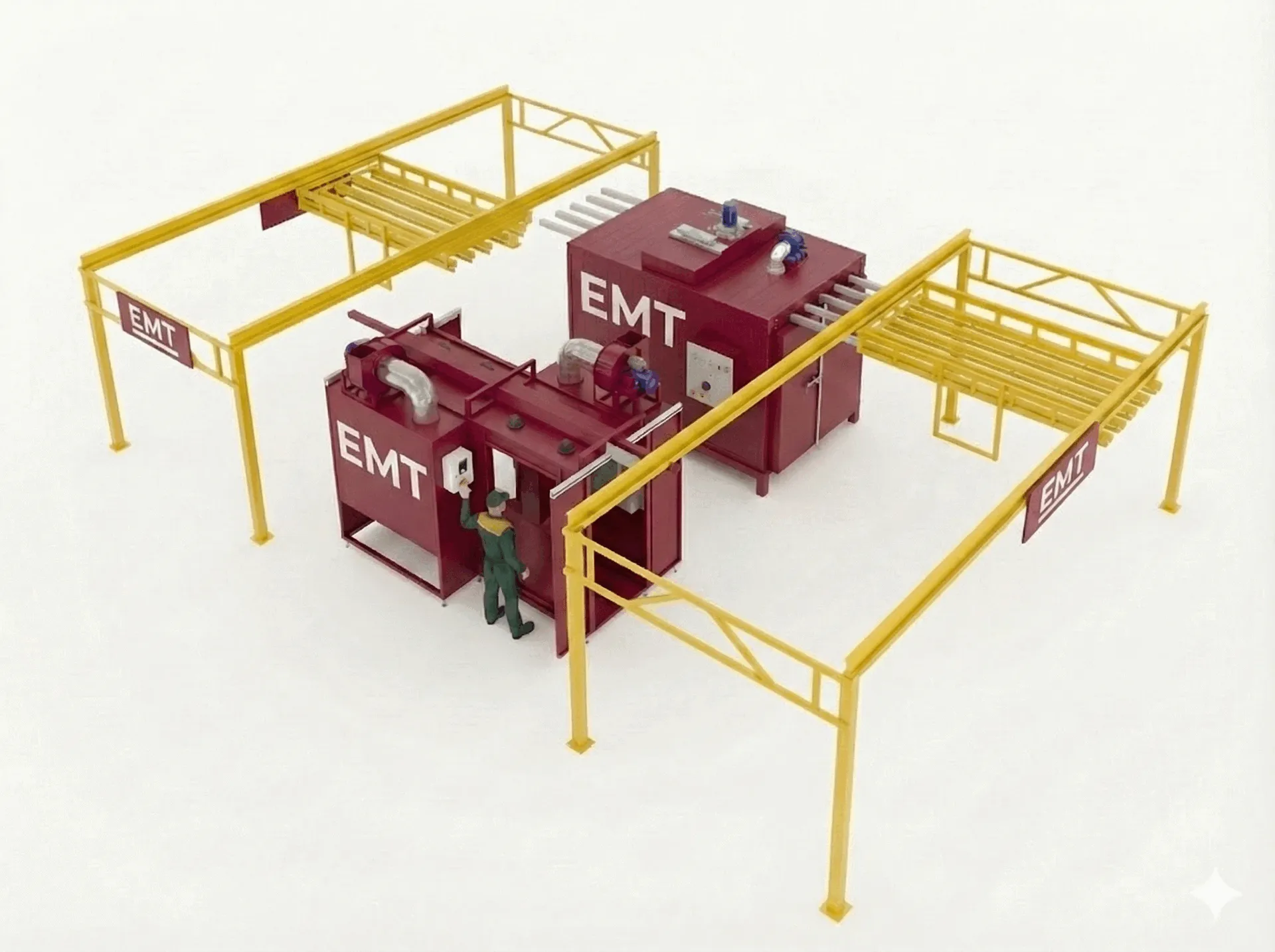 U-образная система порошковой окраски - Изображение 1