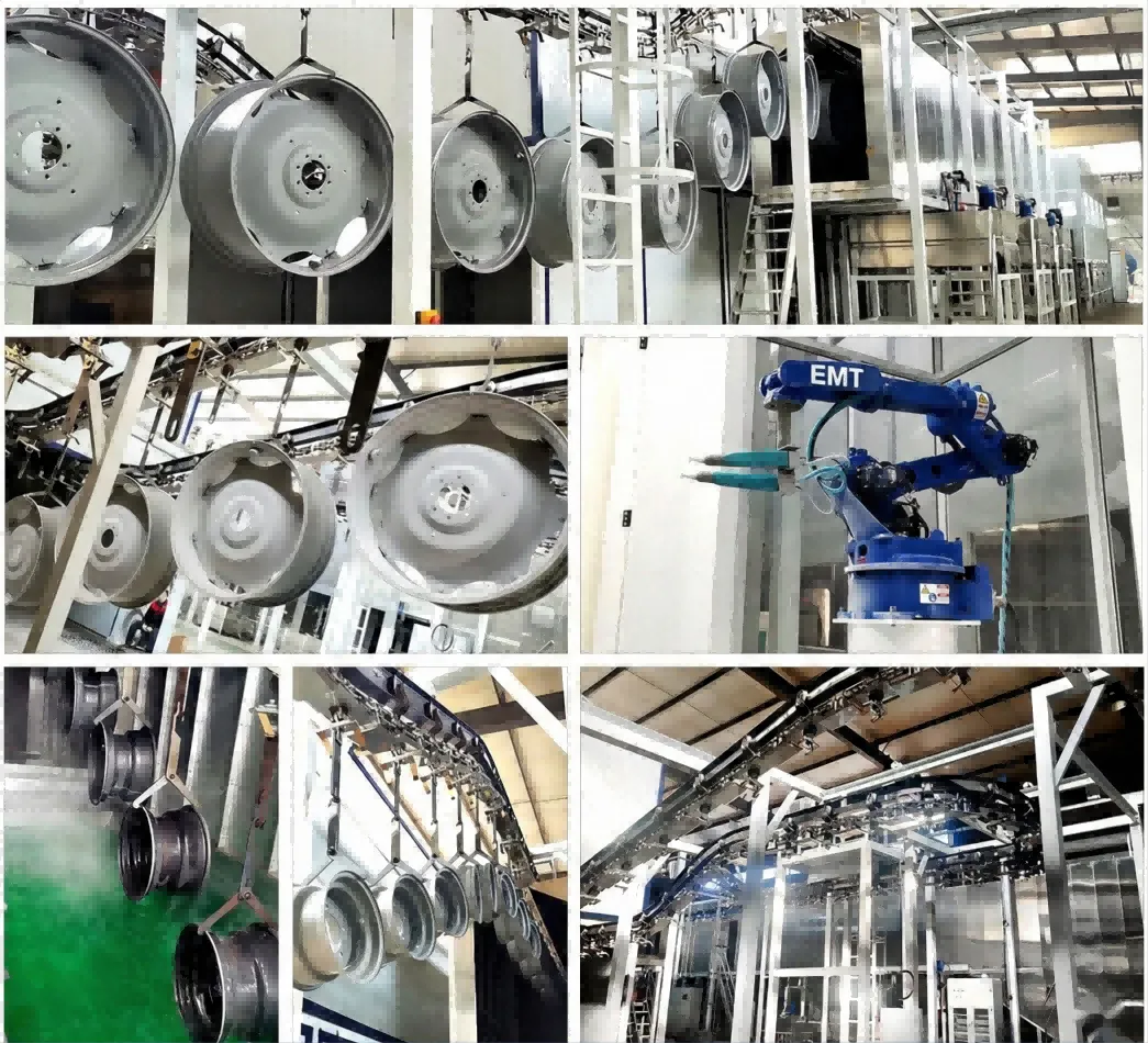 Линия окраски сельхоздеталей