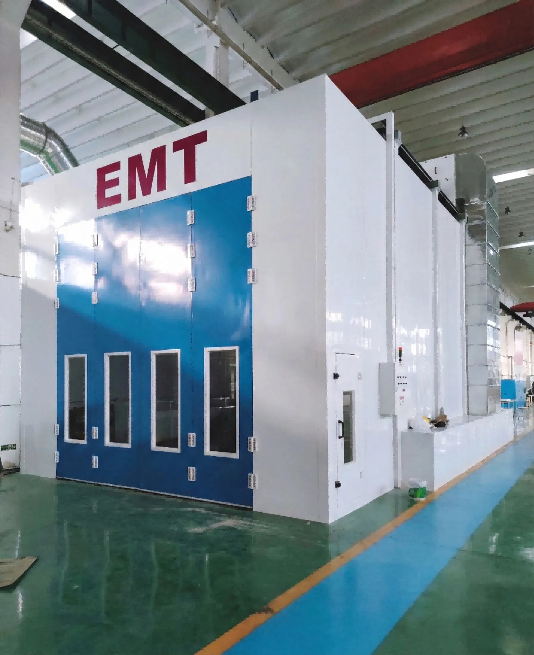 Окрасочно-сушильная камера для полной окраски автобусов