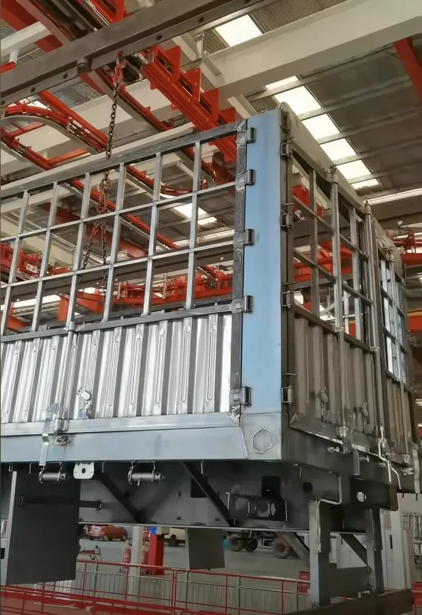 Линия окраски тяжелого оборудования