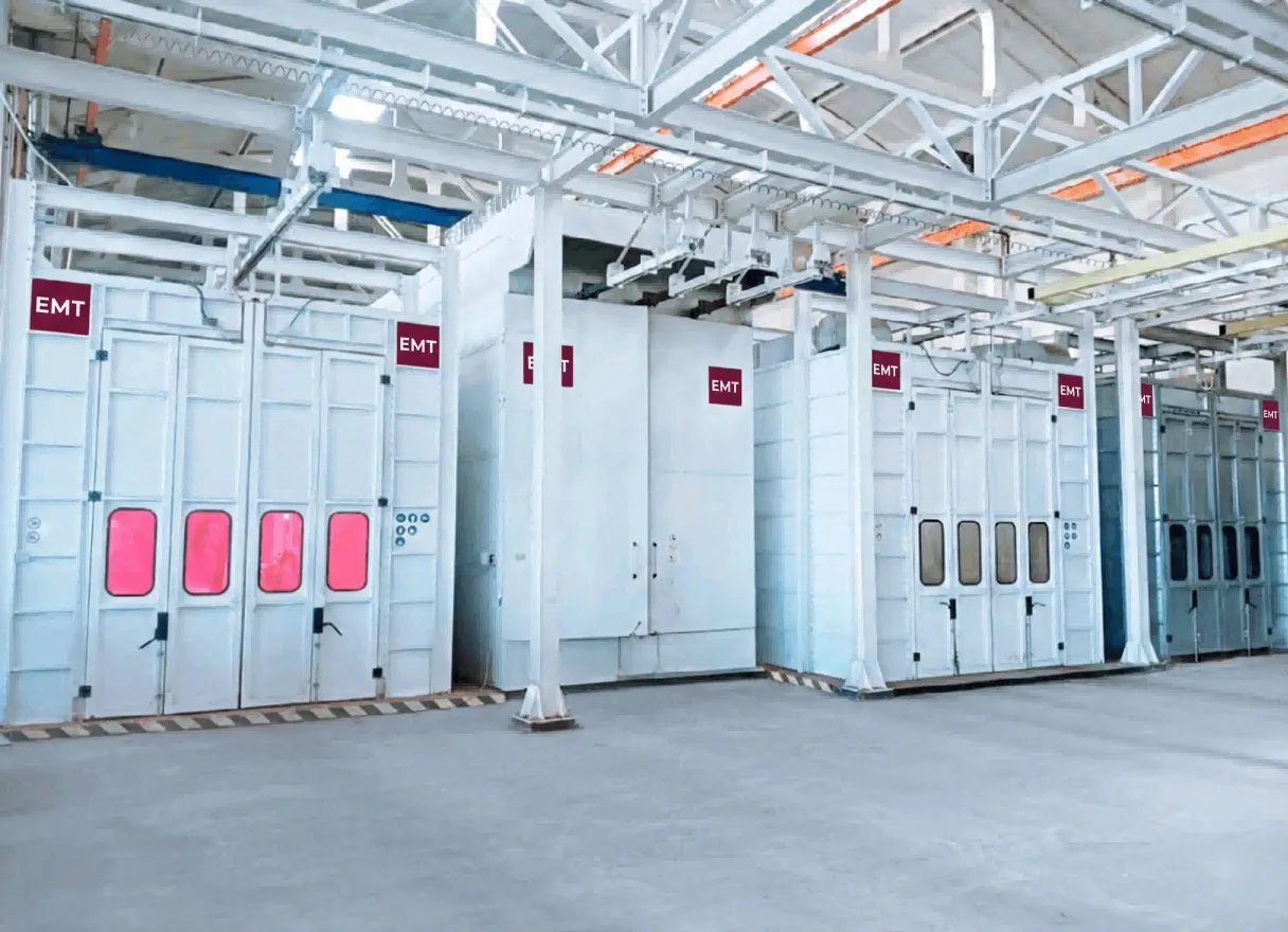 Линия конвейерной окраски для крупногабаритных изделий с/х техники