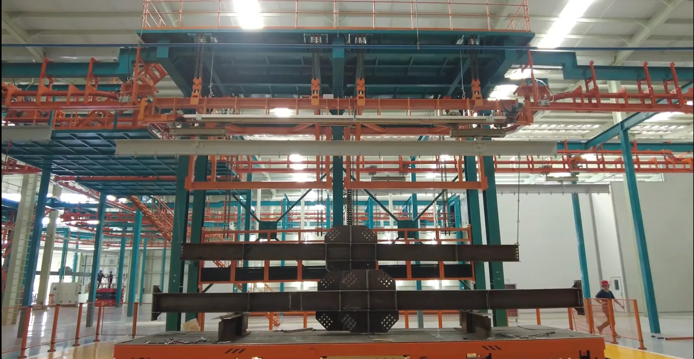 Линия окраски механических деталей