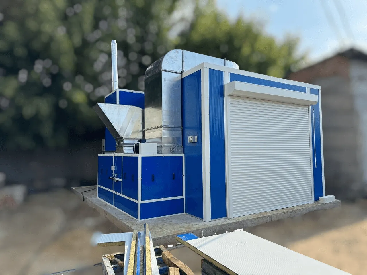 Окрасочно-сушильная камера для военного предприятия