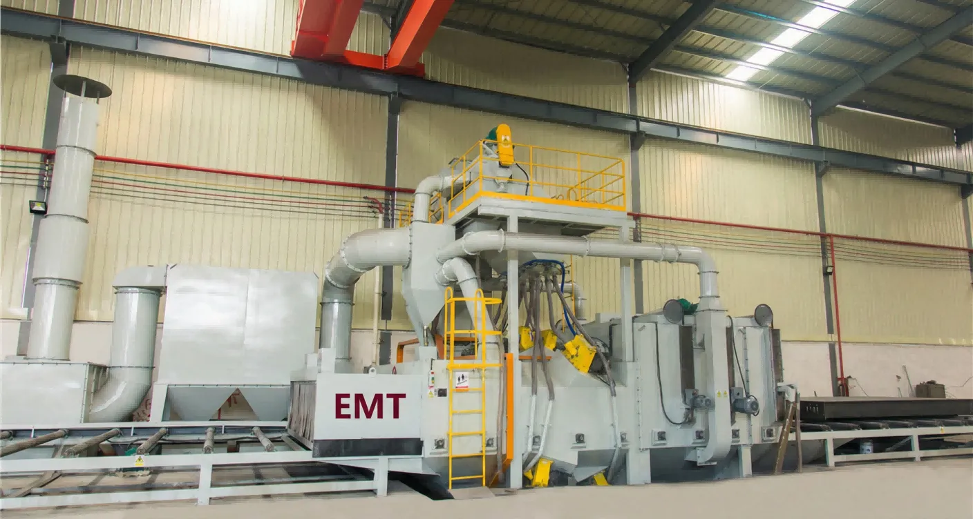 Роликовая дробеструйная машина для стальных листов и весового оборудования