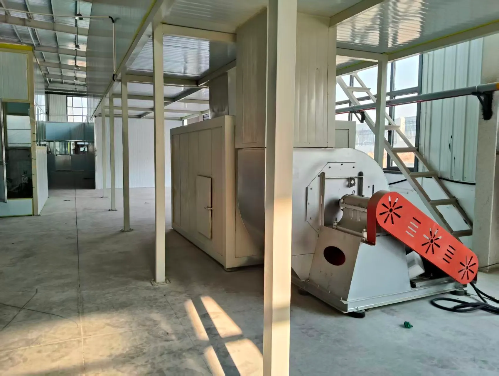 Линия окраски стальных конструкций